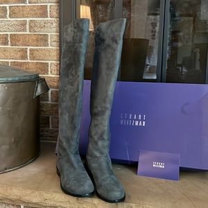Stuart Weitzman Suede Over the Knee Boots